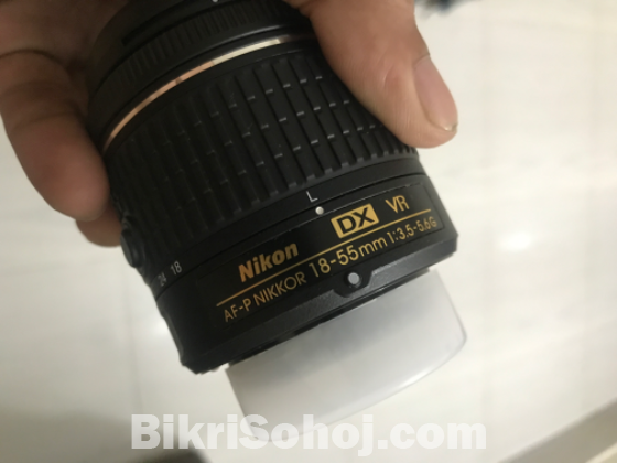 Nikon AF-P DX NIKKOR 18-55mm f/3.5-5.6G Lens for Nikon DSLR